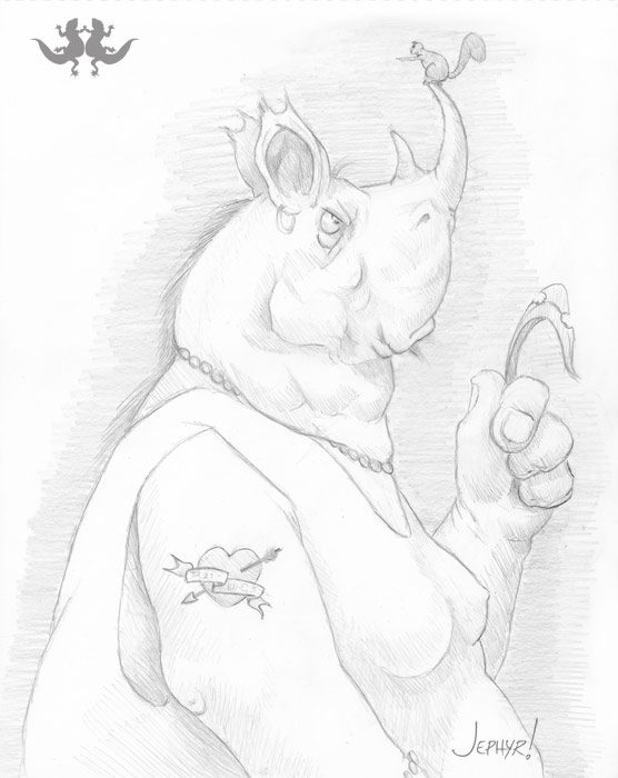  'Who Did This?' Pencil Sketch- Copyright 2016, Jephyr (Jeff Curtis), All Rights Reserved
